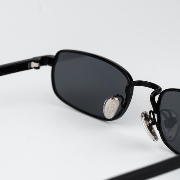 Prada Men Sunglasses Black Grey Polarized Rectangle PRB54S 1AB5Z1 NEW AUTHENTIC - Picture 7 of 12